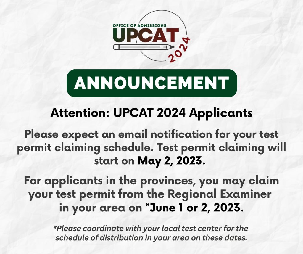 UPCAT 2024 UPLB OUR