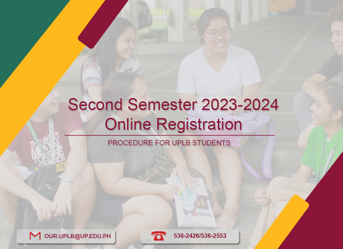 Second Semester 2023-2024 Online Registration Procedure for UPLB Students
